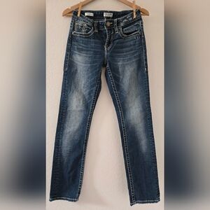 Vigoss Blue Denim Women's Straight Jeans